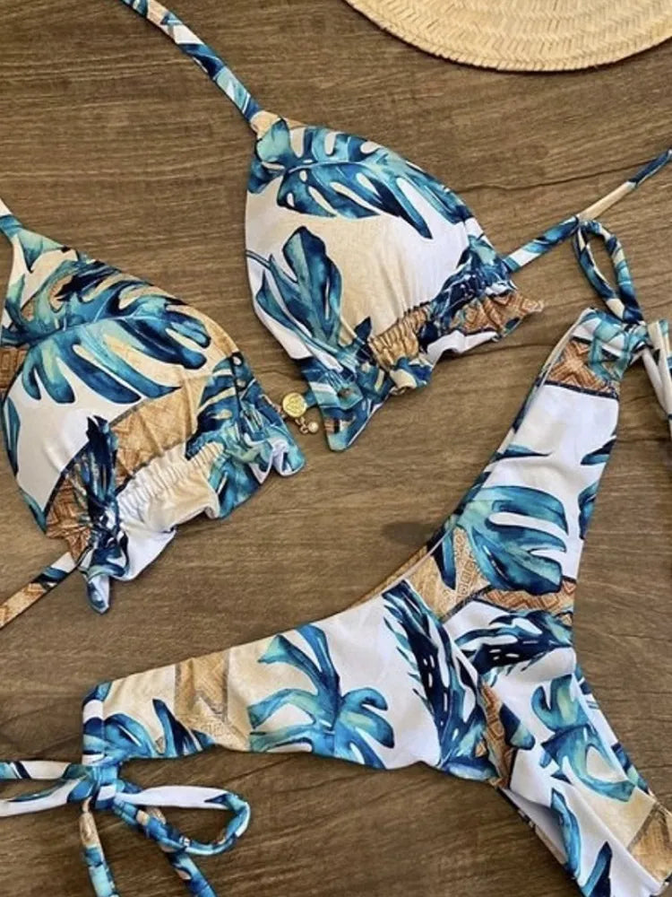 Discover the Versatile Printed Bikini Set