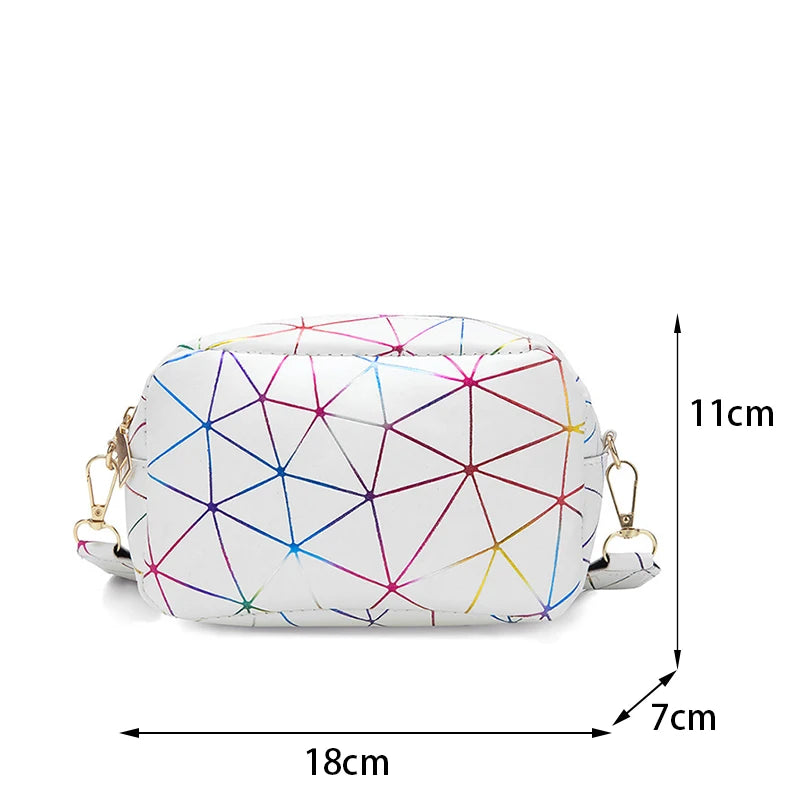 Geometry Color Shoulder Bags
