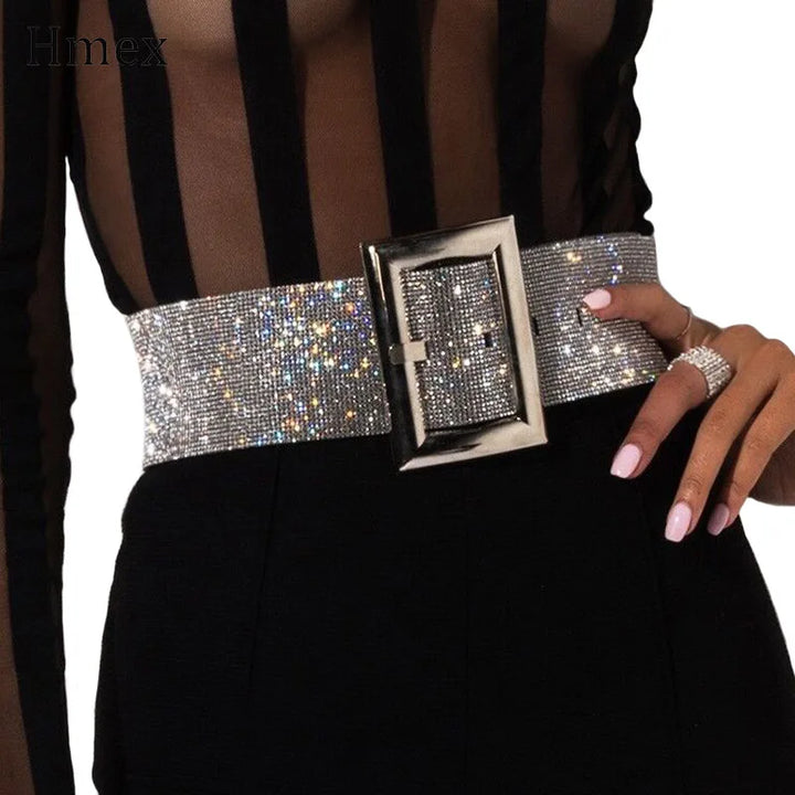 Sparkly Rhinestone Waist Belt