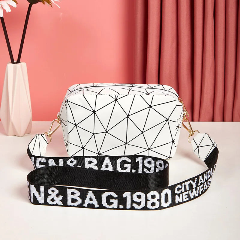 Geometry Color Shoulder Bags