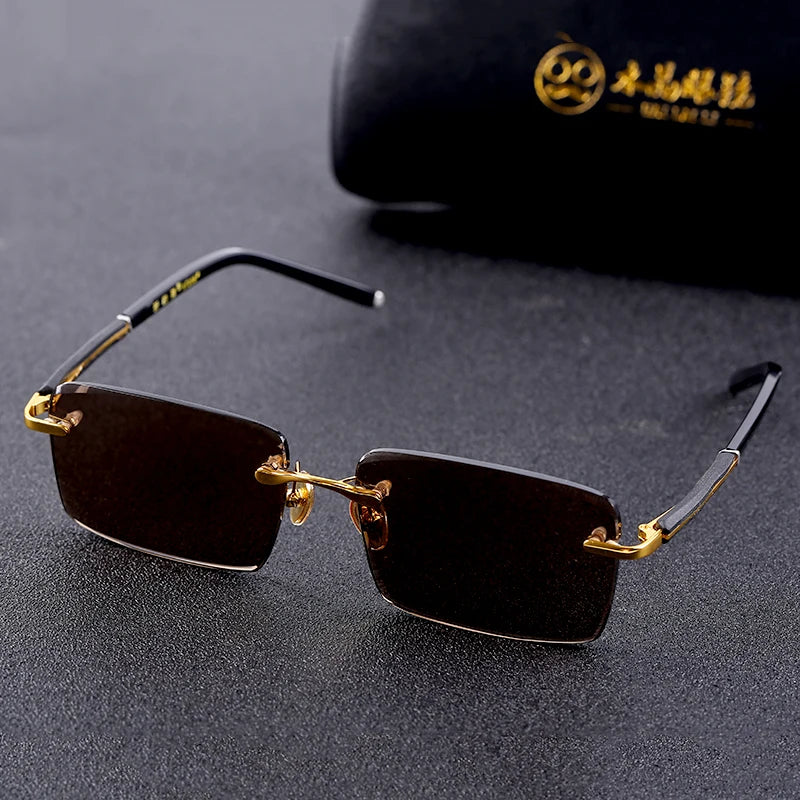 Rimless Sun Glasses