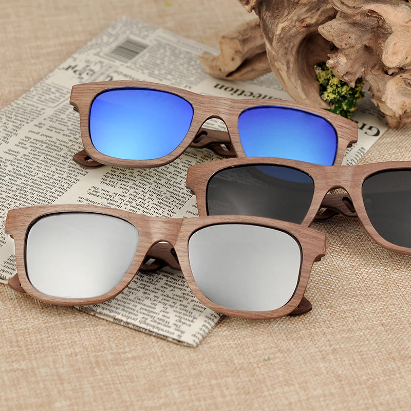 Wood  Vintage Sun Glasses