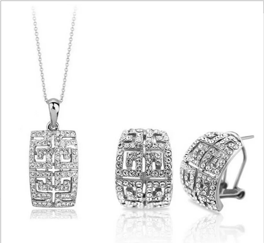 Crystal Jewelry Set For Women