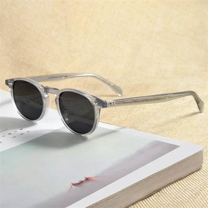 Oval Round Polarized Sunglasses