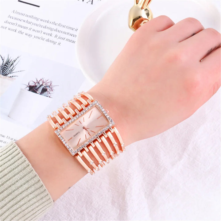 Stainless Steel Bracelet Wristwatch