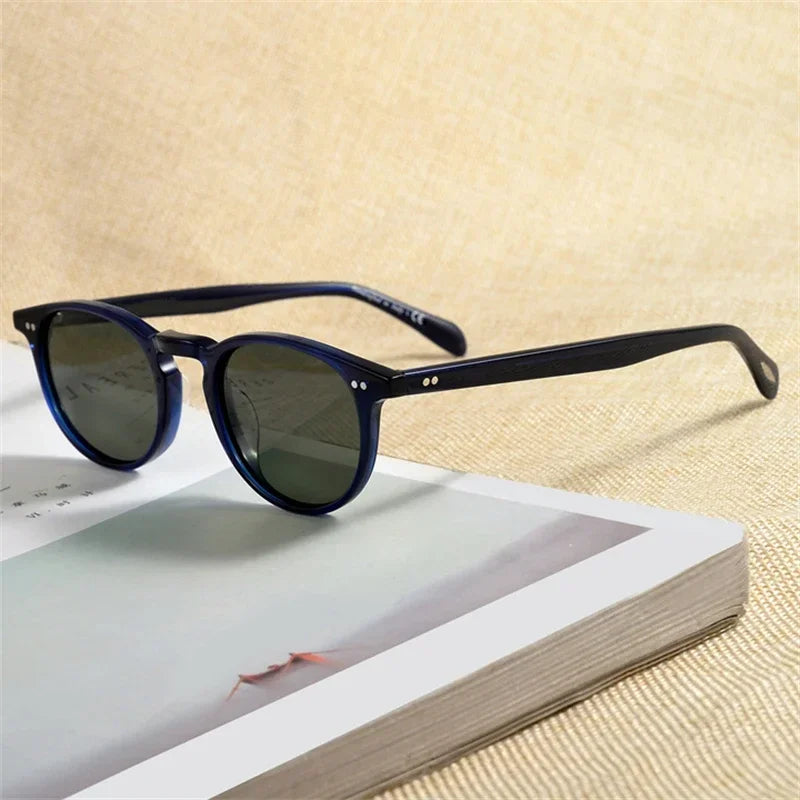 Oval Round Polarized Sunglasses