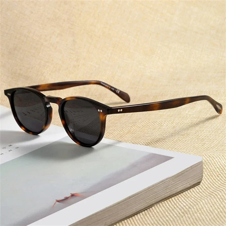 Oval Round Polarized Sunglasses