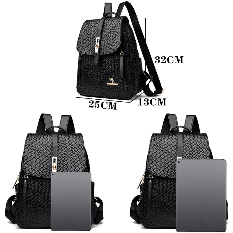 Luxury Women Leather Backpacks