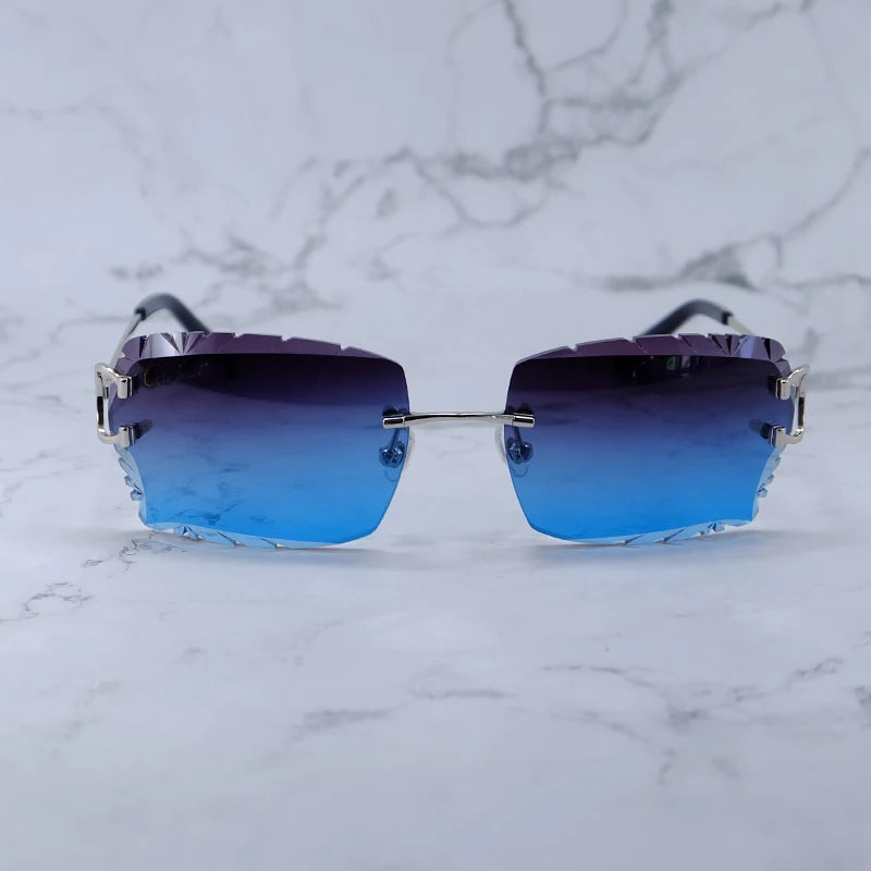 Wire C Diamond Cut Sun Glasses