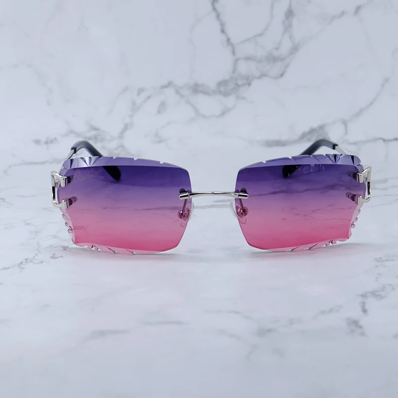 Wire C Diamond Cut Sun Glasses