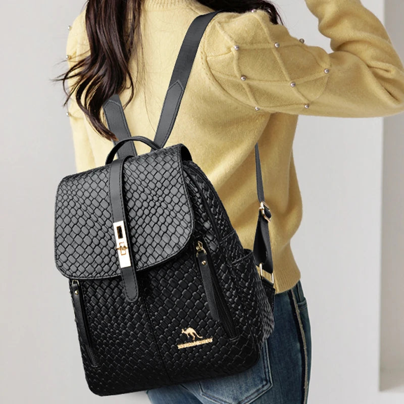 Luxury Women Leather Backpacks