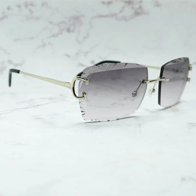 Wire C Diamond Cut Sun Glasses