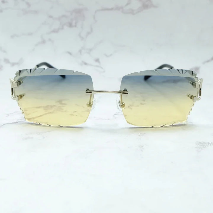 Wire C Diamond Cut Sun Glasses