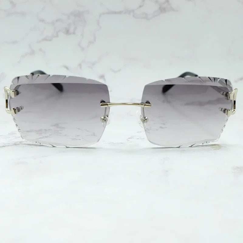 Wire C Diamond Cut Sun Glasses