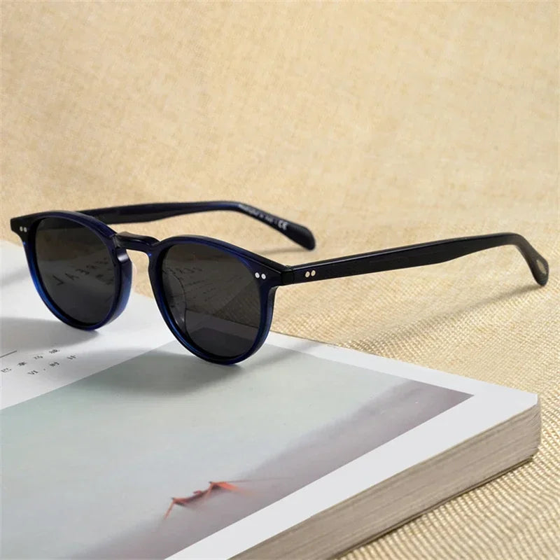 Oval Round Polarized Sunglasses