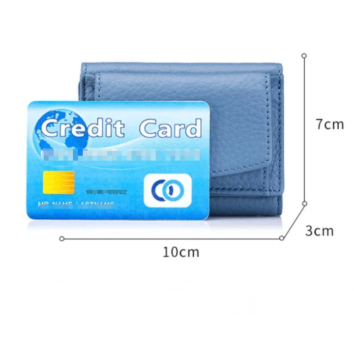 Multicolor Leather Small Wallet