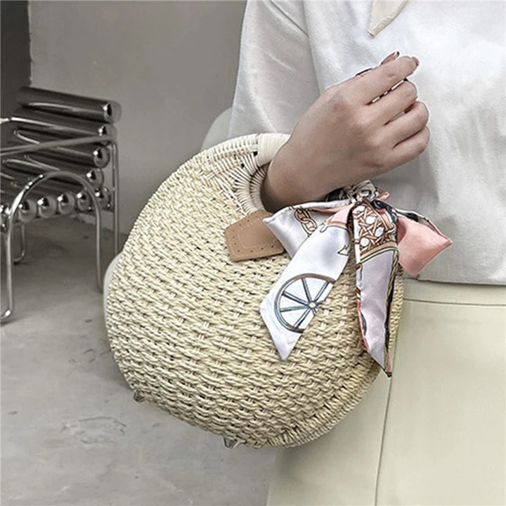 Shell Cute Casual Round Beach Bag