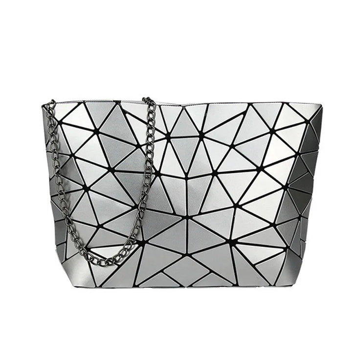 Laser Bag Geometric Chain Shoulder