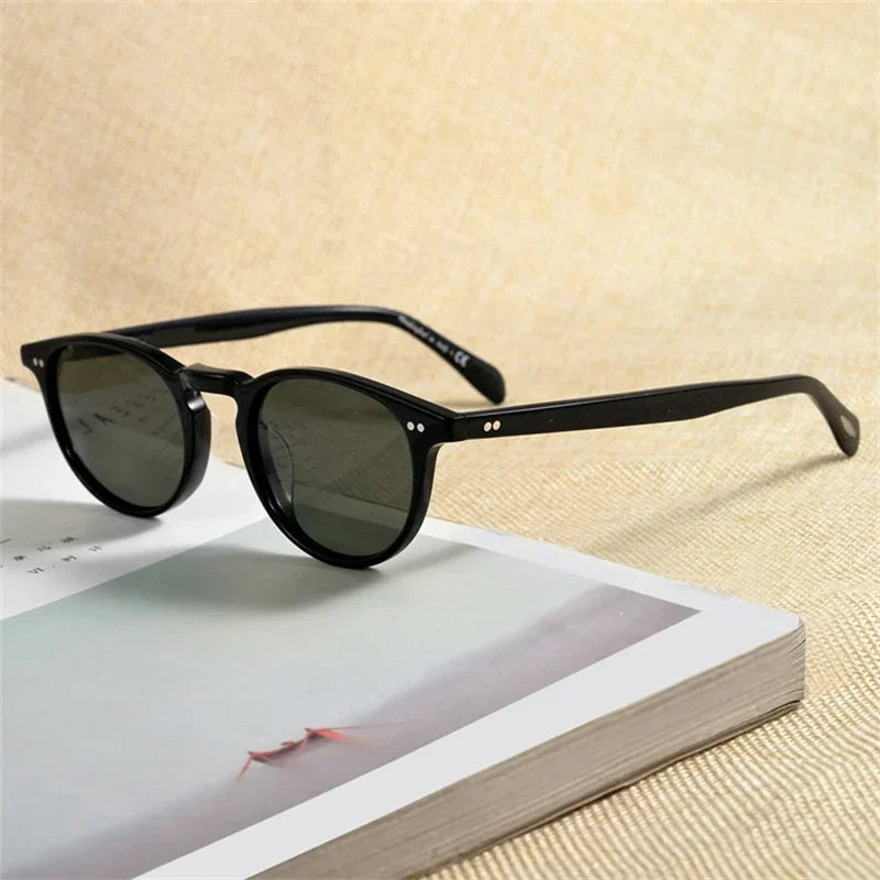 Oval Round Polarized Sunglasses