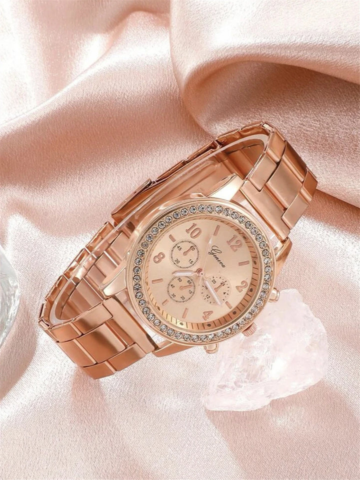 5pcs Luxury Fashion Women Watch