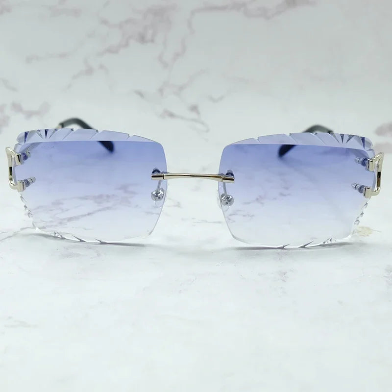 Wire C Diamond Cut Sun Glasses