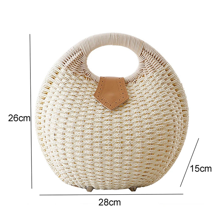 Shell Cute Casual Round Beach Bag