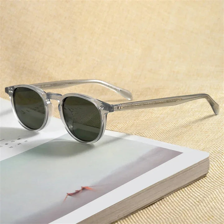 Oval Round Polarized Sunglasses