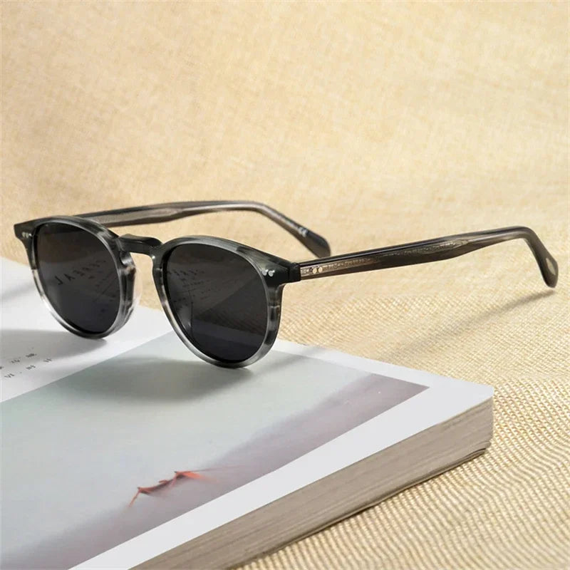 Oval Round Polarized Sunglasses