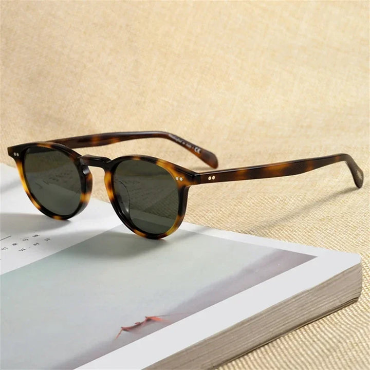 Oval Round Polarized Sunglasses