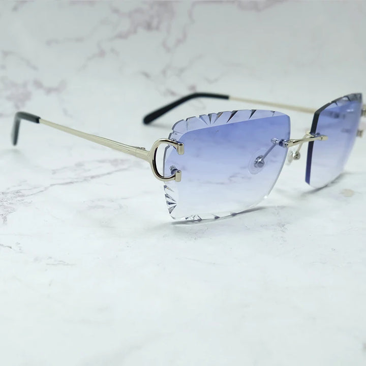 Wire C Diamond Cut Sun Glasses