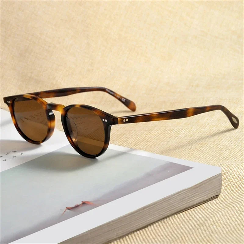 Oval Round Polarized Sunglasses