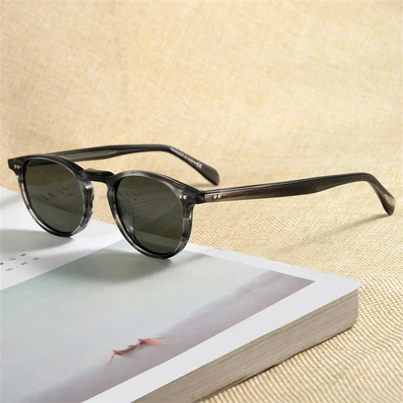 Oval Round Polarized Sunglasses