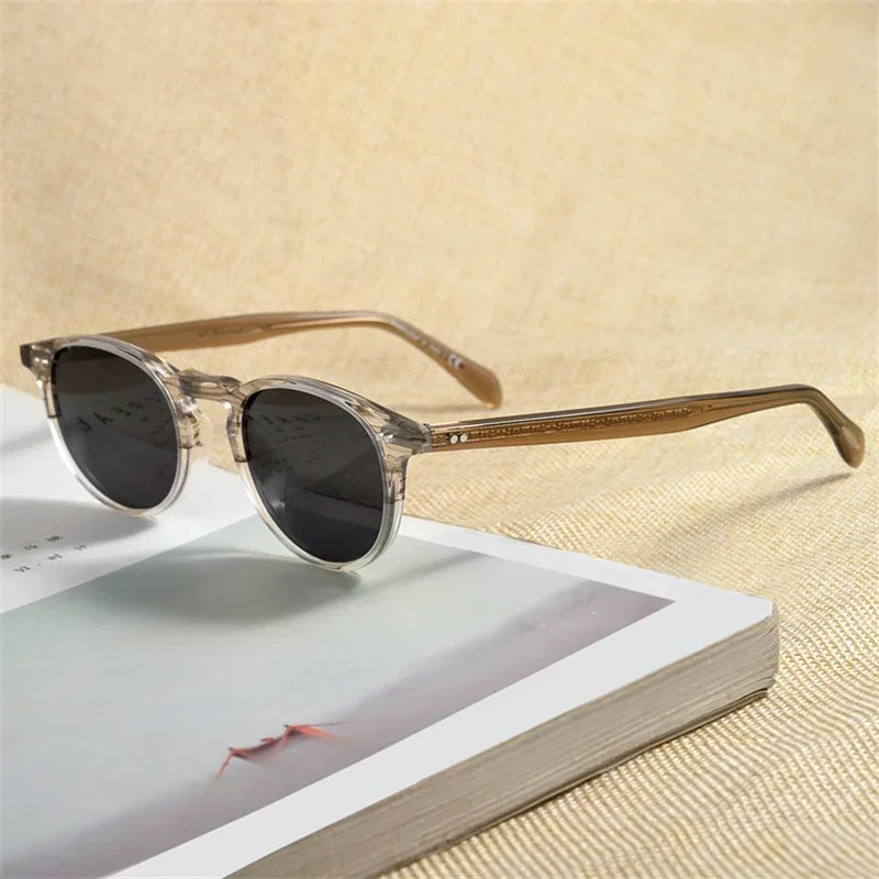 Oval Round Polarized Sunglasses