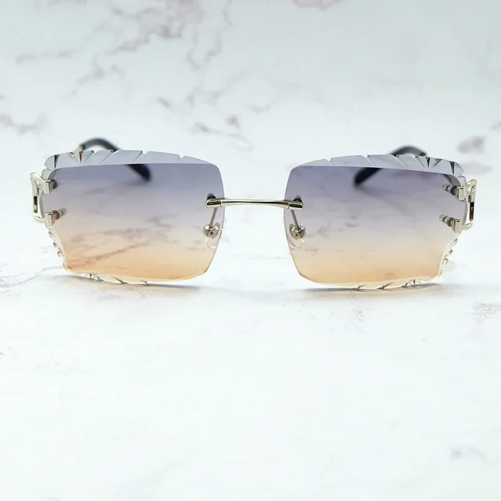 Wire C Diamond Cut Sun Glasses