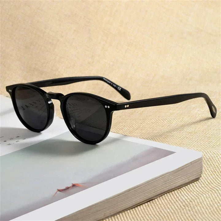 Oval Round Polarized Sunglasses