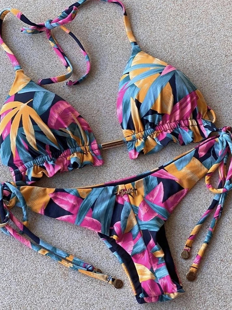 Sexy Bikinis Set Push up Swimsuits