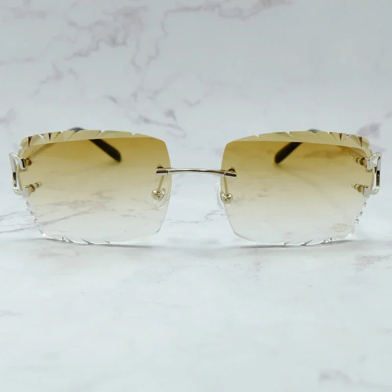 Wire C Diamond Cut Sun Glasses