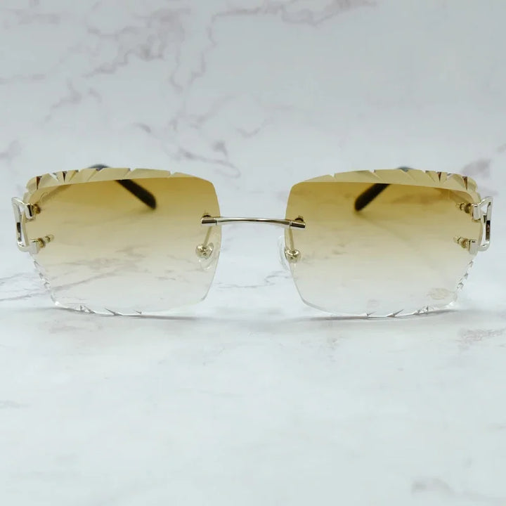 Wire C Diamond Cut Sun Glasses